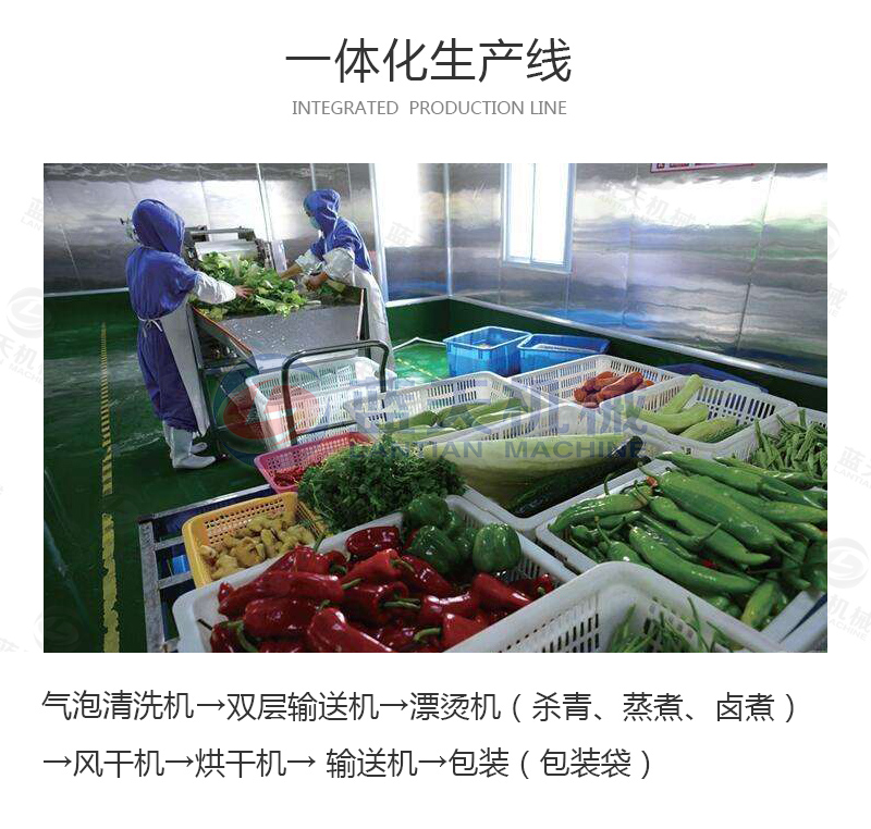 辣椒清洗機一體化生產線