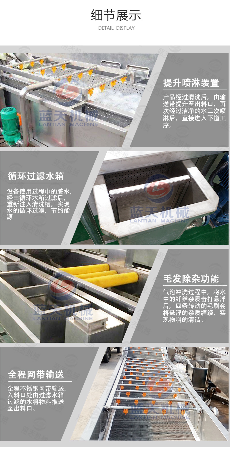 辣椒清洗機細節(jié)展示